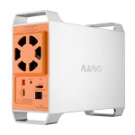3.5인치 HDD, 라이트닝 패스트 5Gbps, 1 / 0 JBOD NORMAL 구성 + 스마트 온도 제어 팬을 위한 MAIWO 듀얼 베이 SATA RAID 인클로저 : 엠디... 