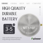 Fwioaor 295-7630 배터리, 시티즌 에코 드라이브 시계 교체 - 모델 295-763 MT516F, u200BJ015M, u200BJ165M에 맞습니다 : 구대미로상점