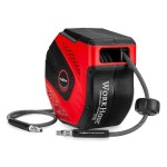 작업 호스 - 1600 시리즈 호스가 있는 릴 3/8인치 X 50인치 빨간색 검은색 16 : 키엘스토