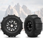 O 12mm / 14mm 17mm 헥스 트럭 카 휠 Rc4wd 스케일 타이어 - 사막 레드캣 축 4PCS 및 RC 타이어용 센톤 아르마 1/10 방향 : 더틴다13