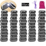 광택 처리된 검은 자석 다기능 자석 블록 스트레스 해소 엔터테인먼트 자석 요법 냉장고 자석 : 나래프레임