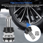 Wl nir 6팩 TR416 타이어 밸브 200 홀 및 스템 / 트럭 자동차 SUV ATV 트레일러용 튜브리스 림 1/2인치 고압 황동 1 장착 0 625 453... 