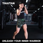 무에타이 반바지 복싱 트레이닝 킥복싱 남성 트렁크 유니 Black 26 Regular : 로고스컴퍼니