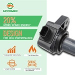 6PCS GP 전력 성능 점화 코일 5C1722 30520RN0A01 C1665 099700149 honda 호환 Ridgeline/Pilot Acura 호환 MDX/MDX/RDX : 온새온샵