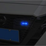 미니 소형 LED 깜박이는 자전거 라이트  경보 12V 자동차 경고등 배선이 필요 없는 방수 바이크 오토바이 러닝 램프 : 타브로