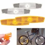 자전거 안전 경고 제어 플라스틱 리스펙트 고휘도 거북이 심장 충전형 엔드 확보 1 2 가경성 옐로우 반사 스포크 플레이트 단 : 위너셀렉트001