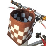 TOOPONE 자전거 바구니, 탈착식 핸들바 앞 빠른 분리 및 설치가 간편하고 가능한 가방 black : 라미르하우스