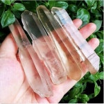 최고 AAAAA + 200g 천연 투명 석영 크리스탈 포인트 힐링 마다가스카르 (BT011) : 홈리프컴퍼니