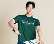 테크니스트 TNT6429 NV 게임웨어 반팔 티셔츠 배드민턴 탁구 스쿼시 빅사이즈 125 : 요넥스아산점-아산스포츠