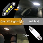 31 번호판등 10PCS LED 39 41MM 36 자동차 화이트 실내 페스툰 2PCS 31MM : 에스에스컴퍼니7