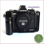 수직 퀵 릴리스 플레이트 카메라 홀더 브래킷 올림푸스 OM-D OMD EM5 2 Mark II Arca-Swiss RRS kur 용 핸드 마운트 그립 E-M5... 