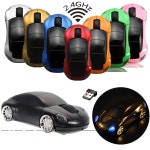 웨이신구 무선 광전 마우스 스포츠카 모양 2.4GHz 자동차 울트라 옵티컬 스타일 : 굿데이몰86