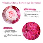 H8946 웨딩 시상식 배경 핫핑크 수국 레드 폼폼 KT 보드 실크 꽃꽂이 플로어 플라워 센터피스 : 오모아유통