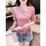 댄스복 라인 라틴 단체복 셔츠 무대의상 제품 장구 블라우스 난타 레드 셔링 1. 레드 S (42kg 이하) : beeroso