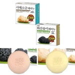 가정용 샤워 용품 화산송이 때비누 욕실 미용 목욕용 사해소금 때비누 : 시즐스토어