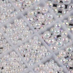 다채로운 투명 AB 컬러 아크릴 비즈 스페이서 DIY 팔찌 목걸이 공예, 크리스마스 선물, G0129 : 글로벌풀필먼트14