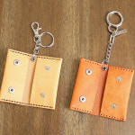 가죽 동전 지갑 파우치 만들기 DIY 키트 키홀더 : 위드일로