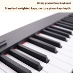 88키 전자 피아노 그루브 스마트 블루투스 MIDI 키보드 성인  초보자 연습용 리얼리틱 사운드 : 유진무역상사 스토어