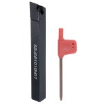 인덱싱 가능 CNC 선반 회전 공구 홀더, 93 SDJCR1010H07 3/8인치 Shank 40CrMo-42CrMo 강철 카바이드 홀더 홈 나사산 회전용... 