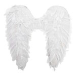 디럭스 천사 깃털 날개 할로윈 크리스마스 멋진 드레스 의상 여성용 남성용 소녀 소년 화이트 컬러 천사 날개 : 호원테크