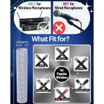 무선 마이크 및 SM58, BETA58, 투어 쇼에서 반짝이는 핸드헬드를 위한 라임카와 실버 크리스탈 핸들 커버 미포함 : 오이소마껫