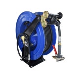 커스텀 10 35미터 산업용 스프링 수세미 드럼 양팔 릴 자동 신축 호스 : 메가딜글로벌
