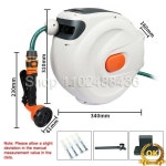 10/20m 자동 되감기 호스 릴 7 패턴 노즐 워터 정원용 느린 시스템 : 트레이드셀36