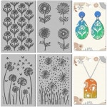 4장 민들레 클레이 텍스처 매트 사실적인 나비 플랫 패턴 폴리머 도자기용 DIY 도구 : 글로벌풀필먼트14