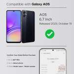 GREEN FUSION, 갤럭시 A05 백 커버 교체, 수리 도구 및 지침이 포함된 SM-A055F 글래스 도어, 블랙 호환 : 셀렉트나우08