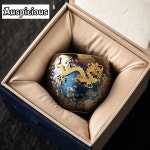 천무 유약 가마 7 색 공작 차 그릇 찻잔 모자 단일 컵 Jianzhan 명상 컵 쿵푸 컵 선물 포장 : 글로벌맥스유통