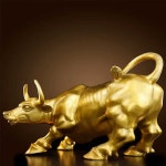 대형 소 장식품 청동 공예품 재물 개업 선물 금전운 황소 : 해피노니