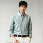 NNJFCS029 빅 사이즈 봄가을 루즈핏 긴팔 옥스포드셔츠 : 키작녀의류 신발전문