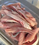 동해 생물 청어 회 무침 손질 후 250g (세꼬시 순살 믹스) 막회 물회 야채 초장 포함 : 다해담