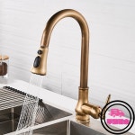 스마트 터치 주방 수도꼭지 골동품 황동 360 회전 온수 및 혼합 두 가지 기능 EY-C0073 : 시드컴퍼니9