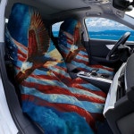 시트 커버 체육관 야외 스포츠용 다기능 타월 피크닉 해변 애완견 여행 미끄럼 방지 세탁 가능 카시트 보호기 볼드 이글 Bald eagle 1 : 에스피엠s