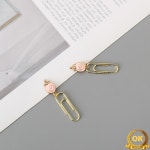 투투 파인애플 메탈 골드 페이퍼 클립 오피스 레이디 스타일 학교 문구 사진 장식 용품 H0496 : 레보나스토어