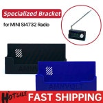 미니 SI4732 포켓 라디오 홀더 브래킷 PETG 탄소 섬유 미니 SI4732 V1/V2/V3 올 밴드 라디오 용 3D 인쇄 라디오 브래킷 : 더블유무역.