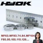 10피스 ABEC-9 플랜지 베어링 F6800 F634 ZZ 2Z : 템오