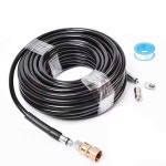 하수구 고압세척 노즐 베어툴 분사기 파이프 청소 세척기 호스 15m 세트 / 퀵커넥트 / 회전물쥐머리 : MOLLY STORE