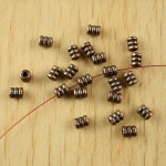 구리 톤 튜브 스페이서 비드 5.1x4.0mm 구멍 H1894 100 개 : 트렌드픽몰
