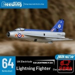 프리윙의 새로운 64mm E.E 라이트닝 시뮬레이션 영국의 전투기의 덕티드 모델 원격 조종 항공기 : 라이프스타일컴퍼니5