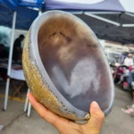 천연 마노 그릇 석영 크리스탈 조각 광물 에너지 치유용 : 반월마켓17