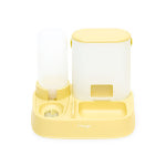 망고 고양이 2in1 사료 급식기 급수기 정수기 세트 사료보관통 MF-926 : 서진이커머스