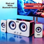 USB 유선 2.1 채널 컴퓨터 스피커 시스템 서브우퍼 스테레오 베이스 컨트롤 데스크탑 노트북 PC 조합 D-220 : 넘버원배송