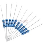 50개 1/2W 0.5W 1R - 1M 금속 필름 저항기 1% 2R 10R 22R 47R 100R 330R 2k 1K 4.7K 10K 100K 4.7 51 47 62 75 100 : 구대왕슛돌이