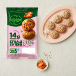 [누적 100만팩 판매] 비비고 닭가슴살 만두 2종 고기, 168g, 8개 : CJ제일제당