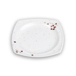 DOLSAN 돌산멜라민 M살구 귀사각접시 8호 DS-6672 : 네스트키친