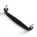 하루 가구손잡이 블랙 2구 신발장 서랍장 싱크대 옷장 손잡이 2P 고급형 : 하루플레이스