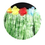 훌라치마 하와이수술치마 훌라스커트 파티 하와이안 댄스 : 엘라팡