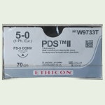 에치콘 W9733T PDS II 피디에스 5-0 16mm 3/8 각침 70cm 봉합사 : 태양메디칼